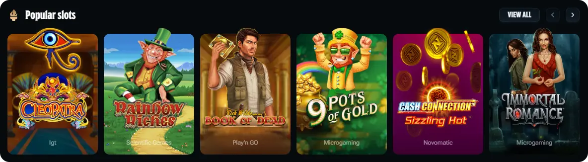Popular games Kingdom casino
